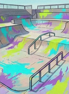 Illustration inspired by Splatoon 3